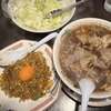 今回もラーメンに半チャーハン食べて帰ります
