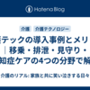 介護テックの導入事例とメリット｜移乗・排泄・見守り・認知症ケアの4つの分野で解説