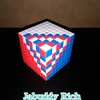 ルービックキューブで模様を作りました！　Rubik's Cube art design