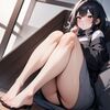 legs together (足を閉じる) by Animagine XL V3.1