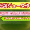 スパイクたんぱくに効果的な「松葉ジュース」