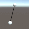Unity で振り子にヒモをつける