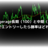 バイナリーオプション　バックテスト【MA（長期と中期）のクロスでの検証結果がすべて出揃いました！】