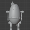 【Blender2.93メイキング】モデリング練習.01【題材:ロボット】