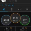 朝10kmJOG。今日は卵を7個？。