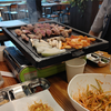 韓国焼き肉屋で課会。