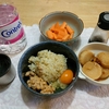 納豆卵かけごはん。