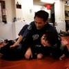 スパーリングを動画に撮る