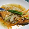 烏カレイの野菜餡かけ