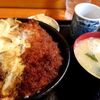 北海道　石狩市　味処じんべ　/　記憶に残るかつ丼