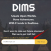オープンワールド作成ソフト「Dims」への参加方法