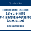 【ポイント投資】ポイ活仮想通貨の資産推移【2025.01.09】