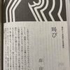 芥川賞作品「叫び」を読む