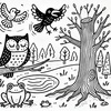 寓話: 「フクロウとカラスとカエルのことば」
