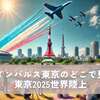 ブルーインパルス東京のどこで見れる？東京2025世界陸上