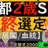 枠からと間隔を考えて、そうなるとこの馬かなと思っています。京都2歳S2023