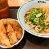 ぶっかけうどんとミニ天丼