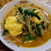 ニラ玉ラーメン。餃子の王将