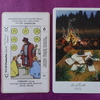 ペンタクルスの6のカード【The Herbcrafter's Tarotとライダーウェイト版を比べてみた】