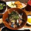 ランチは鯖の漬け丼！