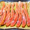 グラブラックスと豚ハムと南アフリカワイン