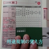 用途規制の覚え方【法令】