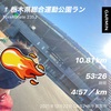 栃木県総合運動公園で10.81km〜12月22日〜