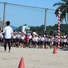 コミュニティ運動会④　徒競走　１・２年生