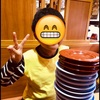 今日の夕食→くら寿司