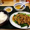 中華東秀 武蔵新城店／豚肉のオイスター煮定食　490円
