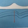 スカイブルーの札入れを作ろう　その２