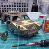陸自 軽装甲機動車 タミヤ1/35 #7 車内の塗装