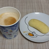 東京ばな奈とカフェラテ