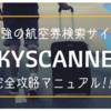 4年以上旅をしている僕が“本気”でオススメしたい航空券検索サイトはSkyscannerに決定です！！