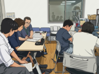 夏休み教室（常盤平木曜教室）の前半を開催