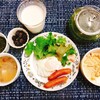 今日の食事配分4.4.2【ゆる糖質メニュー】