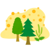 花粉のフリーイラスト素材