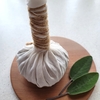 和草でまんまるのハーブボール作り