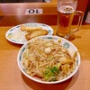 夜な夜な日高屋で「ビールにカタヤキソバと春巻き」を食べてみた。