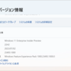 Windows 11 Insider Preview Build 23493 リリース