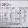 【切符系】　一番大きな車内補充券・一番小さな車内補充券（国鉄・ＪＲ編）