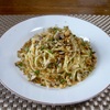 秋の味覚：秋刀魚のパスタ②オイルソース