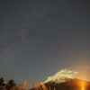水ヶ塚の富士と星