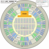 ライブでサンドーム福井のSS席と後ろのS席とスタンド席の当選人数を研究中