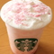 桜咲くよ白桃フラペチーノ