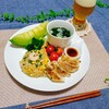 今日のおうちごはん𖤣𖥧𖥣｡𖥧𖧧