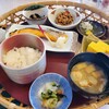 今週のゴルフめしは朝定食