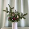 遅ればせながらクリスマスの花活け