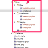 cakephp2で設定ファイルを環境変数などで切り替え