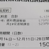 2024年(令和6年)12月の我が家のエコな電気代